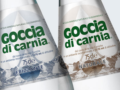 The new bottling line of Goccia di Carnia starts